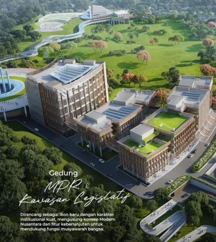 Ahmad Muzani puji desain megah kawasan legislatif IKN, target rampung 2027