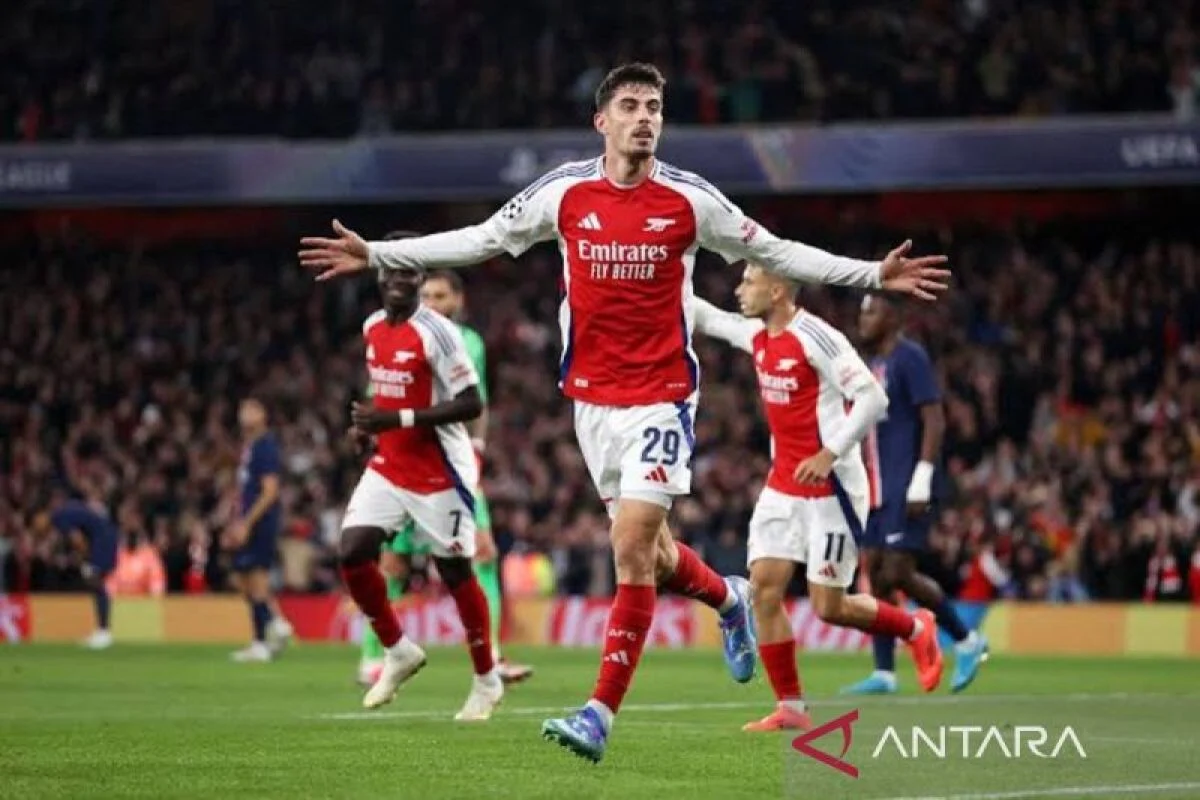 Arsenal Putus Tren Negatif, Havertz Selamatkan Genggaman Kemenangan 1-0 atas Sporting di Liga Champions