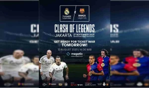 Barca Legends Hajar DRX Legends 3-0 di Clash of Legends, Rivaldo Pimpin Gema Gol di GBK