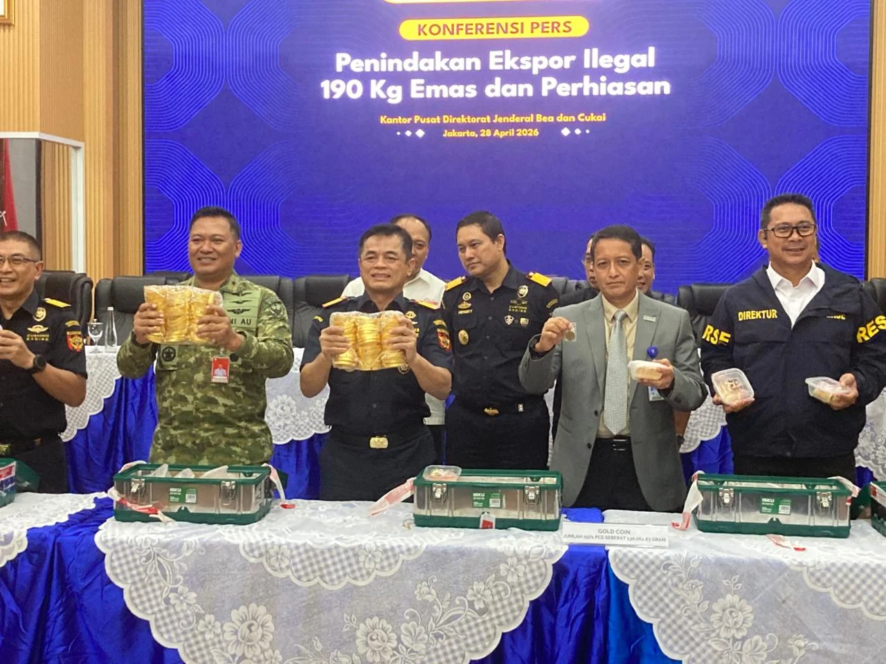 Bea Cukai Gagalkan Penyelundupan Emas Rp500 Miliar lewat Pesawat Charter di Halim