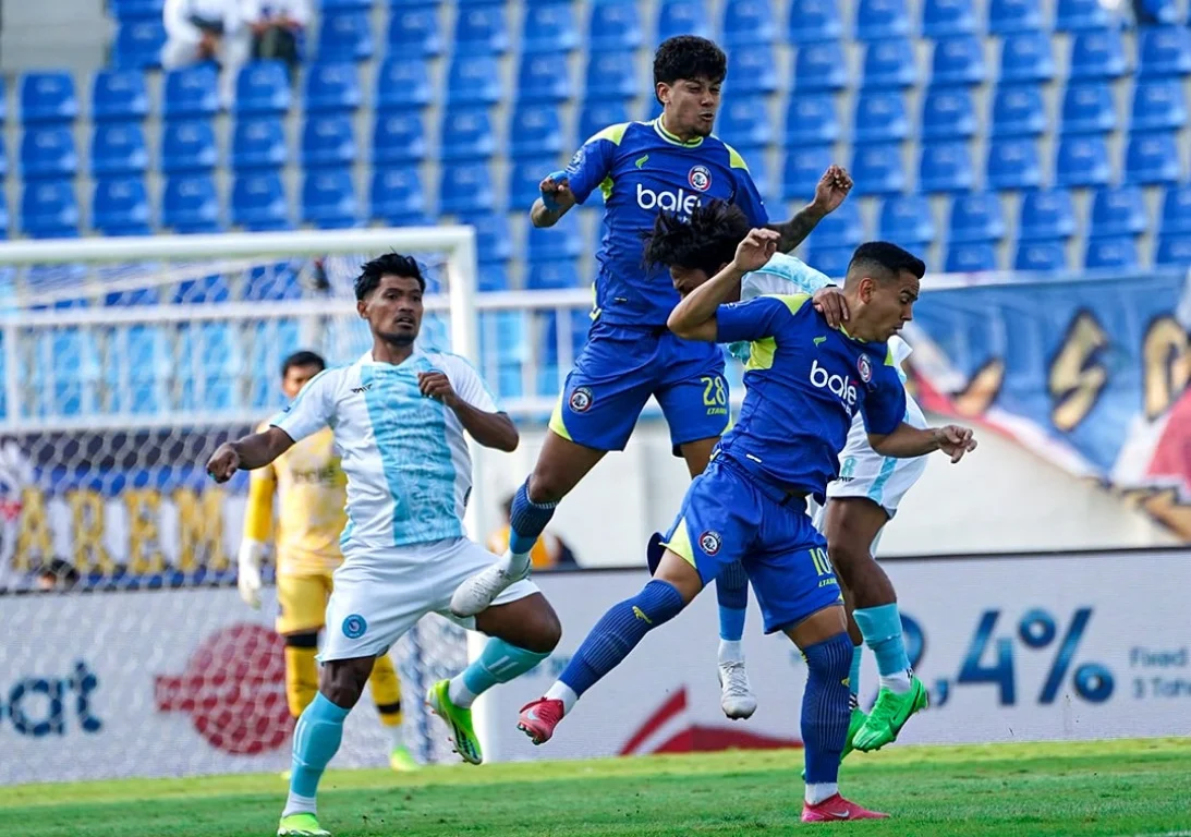 Borneo FC Menang Telak 5-1 atas PSBS Biak, Satu Poin di Belakang Persib Bandung