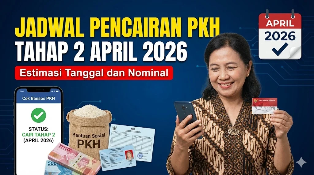 Cair Lebih Cepat! PKH dan BPNT April 2026 Siap Diterima, Ini Jadwal, Nominal, dan Cara Ceknya
