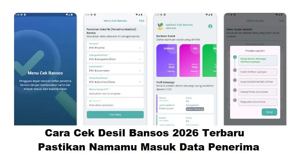 Desil Bansos 2026: Prioritas, Cara Cek, dan Ancaman Joki Bansos
