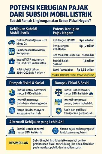 Dinamika Pajak Kendaraan Listrik: Dampak Kebijakan, Perbandingan Biaya, dan Tantangan Pemeriksaan
