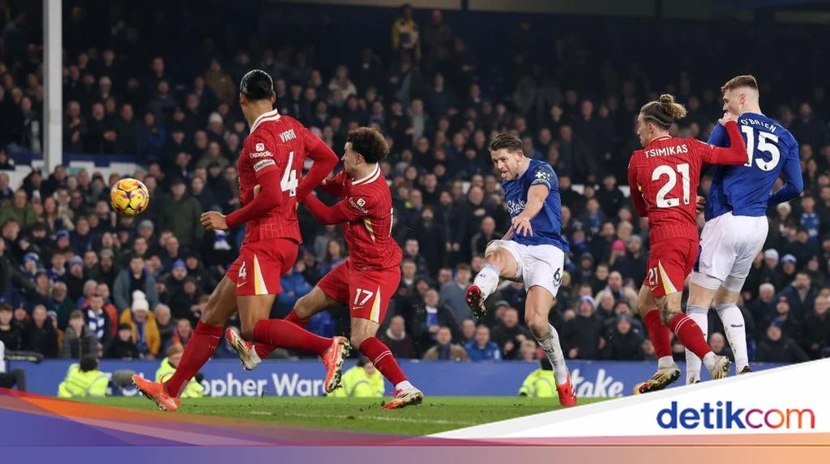 Drama Menit Akhir! Liverpool vs Everton Berakhir 2-1, Van Dijk Jadi Penentu di Hill Dickinson