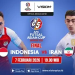 Final Piala AFF Futsal 2026: Cara Nonton Gratis Live di MNCTV & Link Vision+ untuk Laga Panas Indonesia vs Thailand