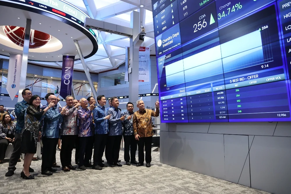 IHSG Melonjak 4,45% dan Saham CDIA Jadi Bintang di Bursa Efek Indonesia