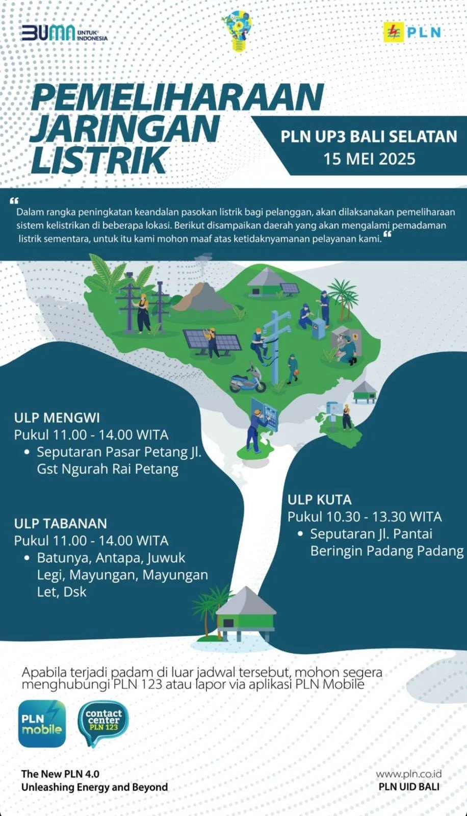 Jadwal Pemadaman Listrik Hari Ini: Bali & Jakarta Siap Hadapi Pemeliharaan Besar, Cek Lokasi & Waktu!
