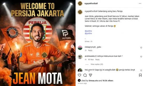 Jean Mota Jadi Penentu: Persija Jakarta 4-0 Persis Solo di SUGBK