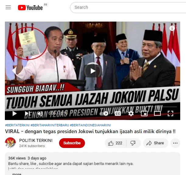 Jokowi Tantang JK Tunjukkan Ijazah Asli, PSI Tertawa dan Tuduhan Difitnah Memanas di Politisi Indonesia