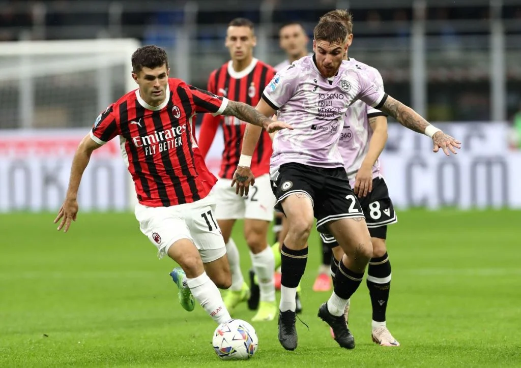 Kekalahan Telak 0-3 AC Milan vs Udinese: Krisis di San Siro Membuat Scudetto Semakin Jauh