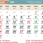 Libur Mei 2026: Jadwal Lengkap Tanggal Merah, Cuti Bersama, dan Long Weekend yang Wajib Diketahui!