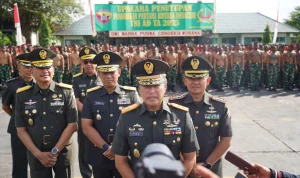 Mayjen Piek Budyakto Lantik 137 Bintara Infanteri, Pesan Tegas untuk Prajurit Muda
