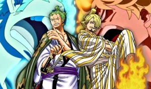 One Piece Chapter 1180: Zoro dan Sanji Tumbang di Bawah Sayap Nerona Imu, Sun God Nika Dituduh Ditinggalkan Kekuatan Terkuat