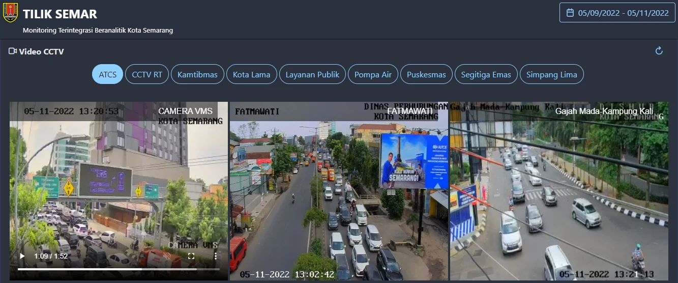 Pantau Lalu Lintas dan Banjir Secara Real-Time: Inovasi CCTV Pemkot Semarang Mempermudah Warga