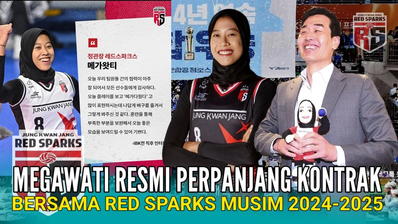Red Sparks Siapkan Musim Baru dengan Megawati Hangestri dan Rumor Transfer Besar, Sementara Sorotan Internasional Membara