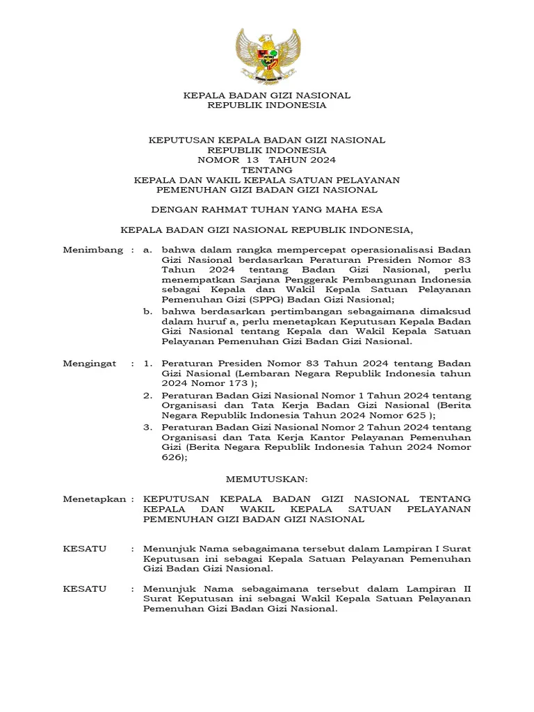 Waka BGN Kecam Operasional Empat SPPG Tanpa Pengawas Gizi di Cimahi dan Bandung Barat, Suspend Diberlakukan