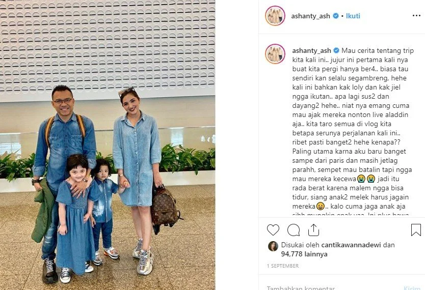 10 Potret Ashanty Liburan Singapura Bersama Anak & Cucu, Momen Seru yang Tak Terlupakan!