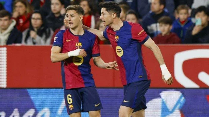 Barcelona Menang dalam Pertandingan Terakhir Lewandowski, Sevilla Selamat dari Degradasi