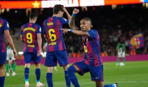 Barcelona Tutup Perjalanan di Camp Nou Musim Ini Dengan Rekor Fantastis Usai Sikat Real Betis