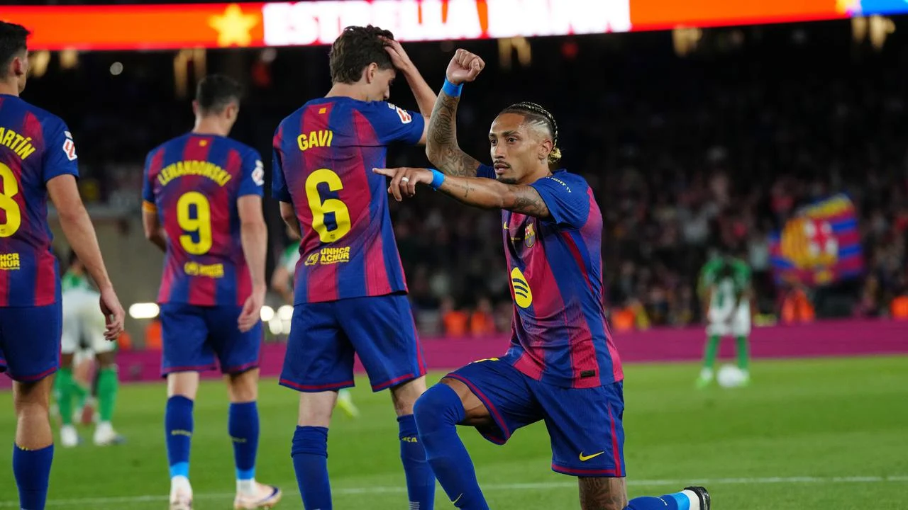 Barcelona Tutup Perjalanan di Camp Nou Musim Ini Dengan Rekor Fantastis Usai Sikat Real Betis
