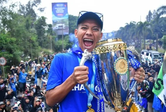 Beckham Putra dan Persib Bandung Raih Hattrick Juara Liga Indonesia