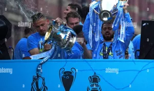 Bernardo Silva Incar Gelar Treble Domestik dengan Manchester City