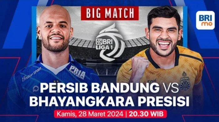Bobotoh Dilarang Hadir! Jadwal Siaran Langsung & Link Live Streaming Bhayangkara FC vs Persib Bandung