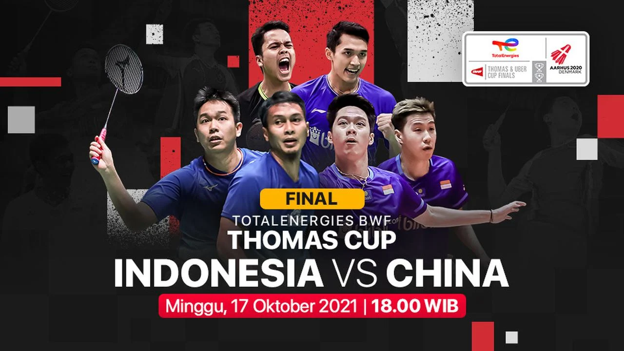 China Kuasai Thomas Cup 2026, Menang Telak 3-0 Atas Prancis di Horsens