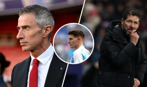 Drama Menegangkan: Diego Simeone Bentak Direktur Arsenal Andrea Berta di Pinggir Lapangan