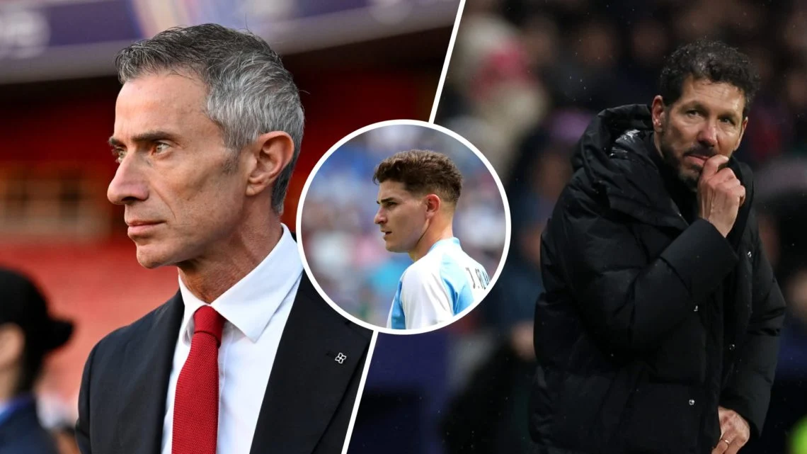 Drama Menegangkan: Diego Simeone Bentak Direktur Arsenal Andrea Berta di Pinggir Lapangan