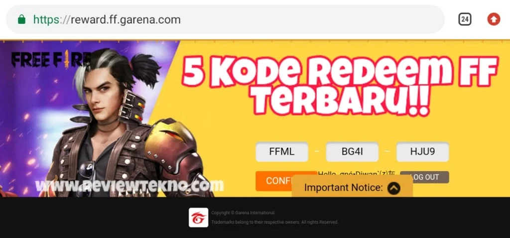 FF Beta Terbaru: 37 Kode Redeem FF dan Event Idul Adha Segera Hadir