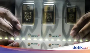 Harga Emas Antam Melonjak, Ini Rincian Harga Emas Antam Hari Ini