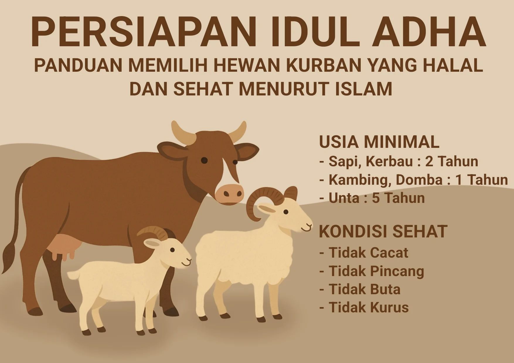 Idul Adha 2026: Persiapan dan Penjualan Hewan Kurban