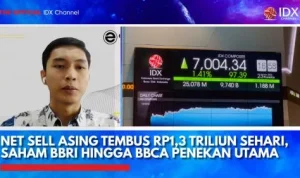 Investor Asing Net Buy Rp 12,26 T Sepekan, Saham BBRI, TINS, dan TLKM Jadi Buruan