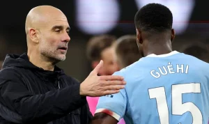 Kesalahan Marc Guehi di Everton Picu Kontroversi dan Tekanan pada Juara Manchester City