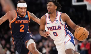Knicks vs 76ers: Ledakan 39 Poin di Game 1 Membuat Knicks Memimpin Seri Playoff