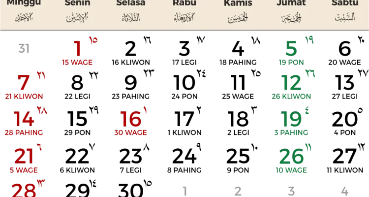 Libur Nasional Juni 2026: Daftar Tanggal Merah dan Hari Besar