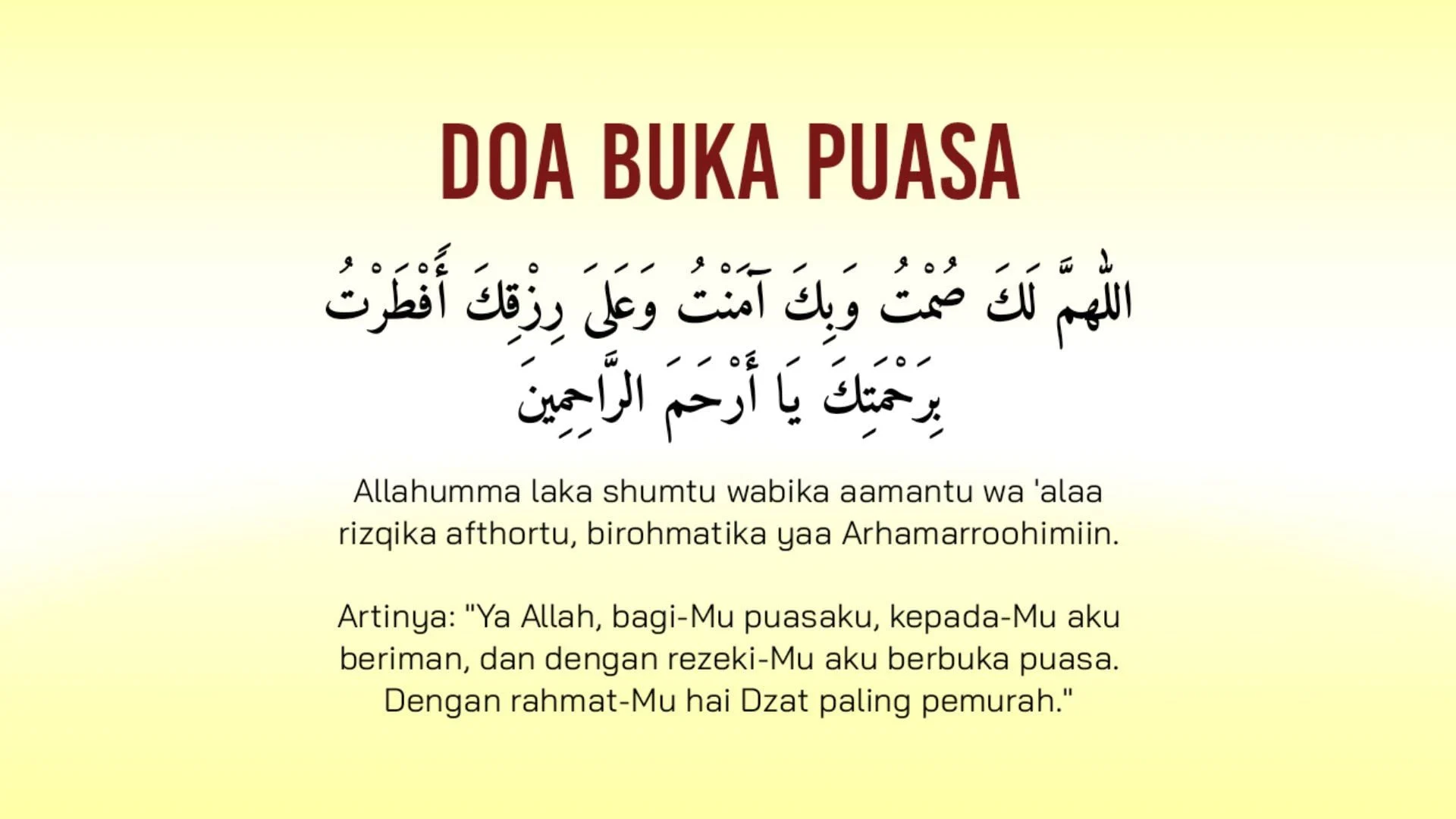 Mengenal Doa Buka Puasa Arafah: Keutamaan dan Cara Membacanya