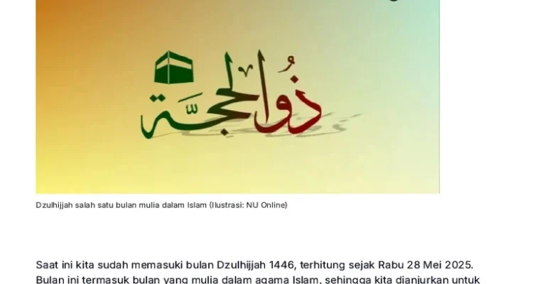 Mengenal Khutbah Jumat Bulan Dzulhijjah dan Keutamaannya