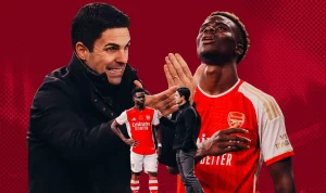 Mikel Arteta Bongkar Alasan Kontroversial Tarik Bukayo Saka di Babak Pertama: Bukan Cedera, Tapi Strategi Brilian!