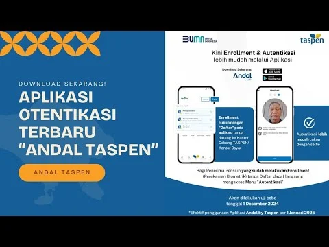 Mudah dan Cepat: Cara Otentikasi Pensiunan lewat Aplikasi Andal by Taspen serta Jadwal Gaji Mei 2026