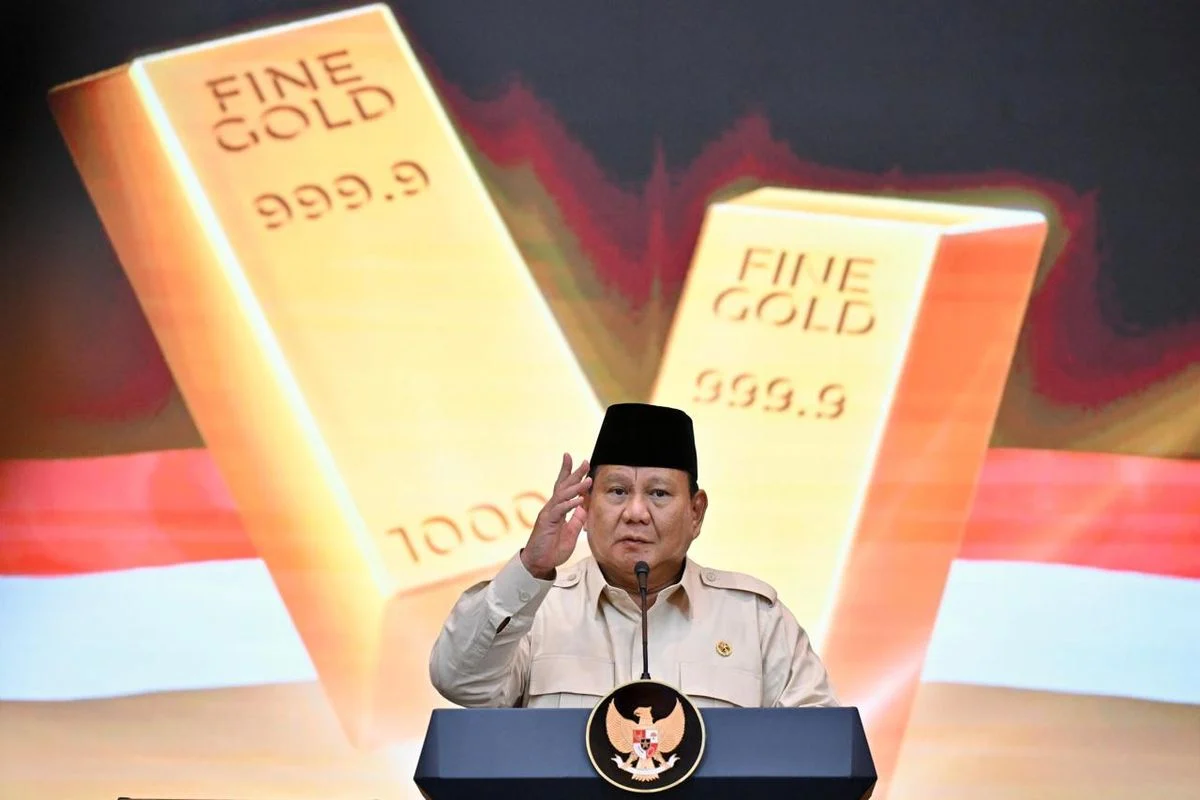 Penghasilan Emas Antam Stagnan, Presiden Prabowo Tekankan Pentingnya Melindungi Kekayaan Negara