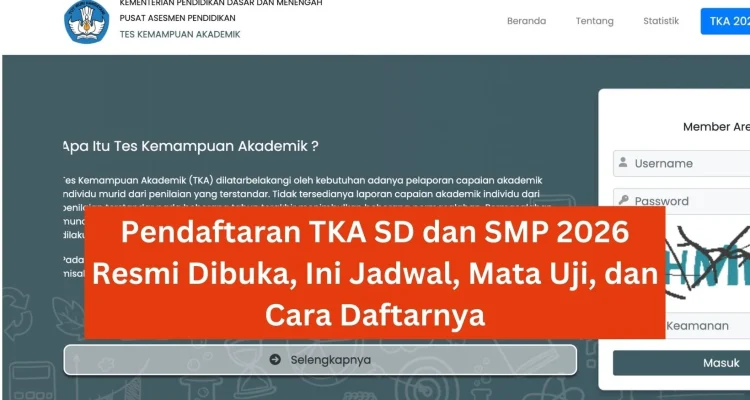 Pengumuman Hasil TKA SD dan SMP 2026: Cara Cek Nilai dan Jadwal Pengumuman