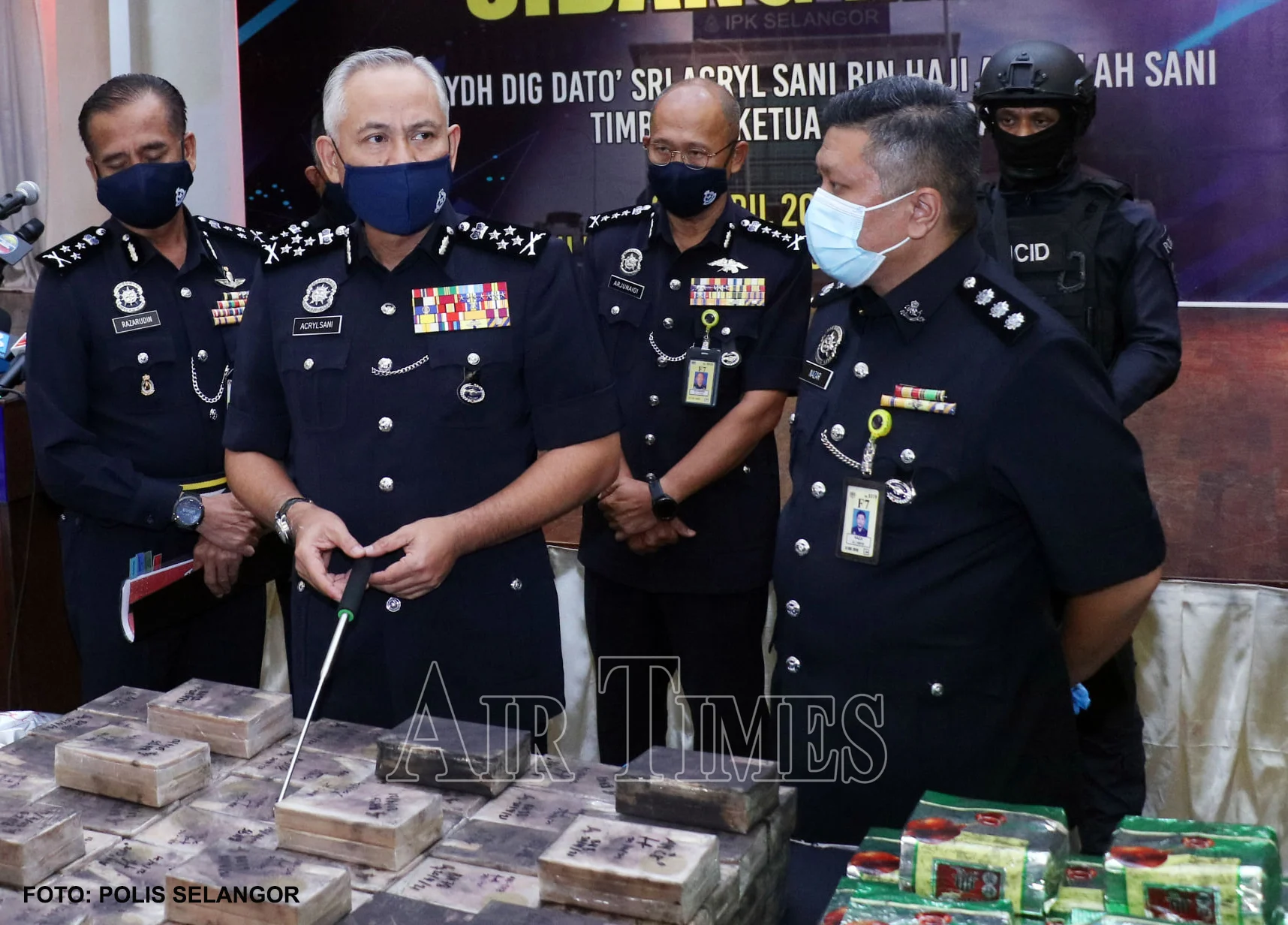 Polis Selangor Gagalkan Penyeludupan Narkotik Bernilai RM17.8 Juta