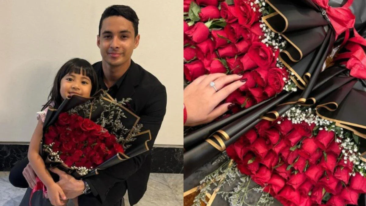 Rachel Vennya Terharu Menerima Bunga Mawar dari Anak-Anaknya di Hari Ibu