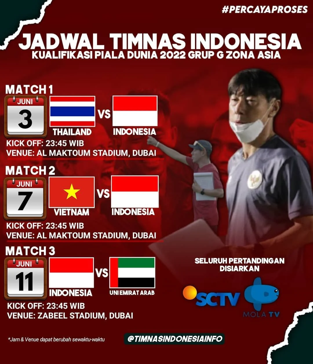 RCTI Siap Menyiarkan Pertandingan Timnas Indonesia vs Thailand di Piala Asia 2027
