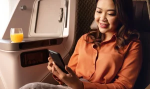 Singapore Airlines Siapkan Wi‑Fi Super Cepat Berbasis Starlink Mulai 2027