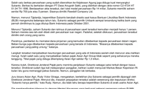 Sukanto Tanoto dan Kasus Asian Agri: KPK Siap Mengusut