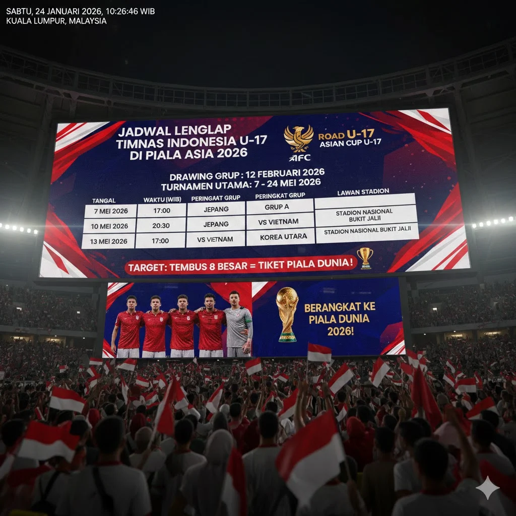Timnas Indonesia U-17 Gugur di Piala Asia U-17 2026, Persiapan Menuju Piala Dunia 2030